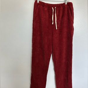 Vintage Burgundy Corduroy Pants